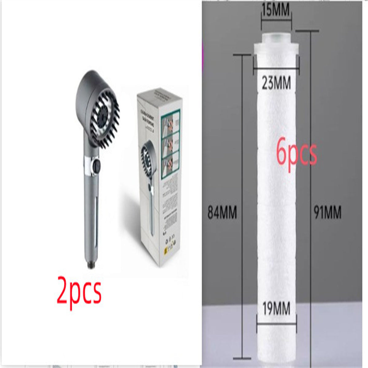 3 Modes High Pressure Shower Head for a Luxurious Shower Experience - Shopthatapp.ca