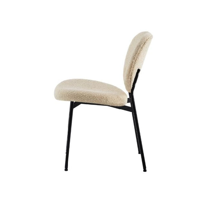 Sashi Dining Chair - Linen Boucle' - Www.Shopthatapp.ca