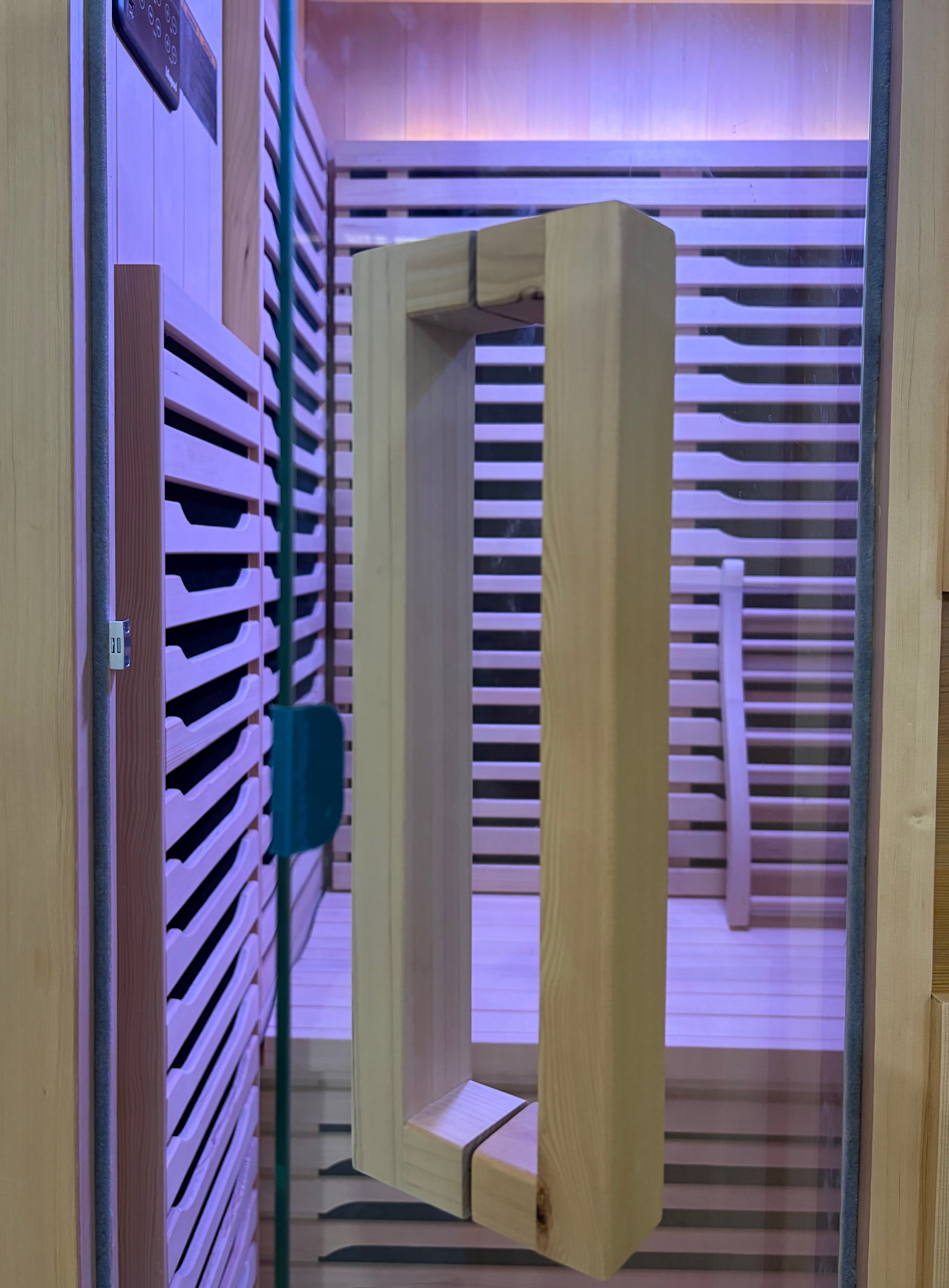 Blisspod | Milano | Full Spectrum Sauna Canadian Hemlock Ultra Low EMF, 6 Far Infrared & Red Glass Heater & Chromotherapy – 2 Person - Www.Shopthatapp.ca