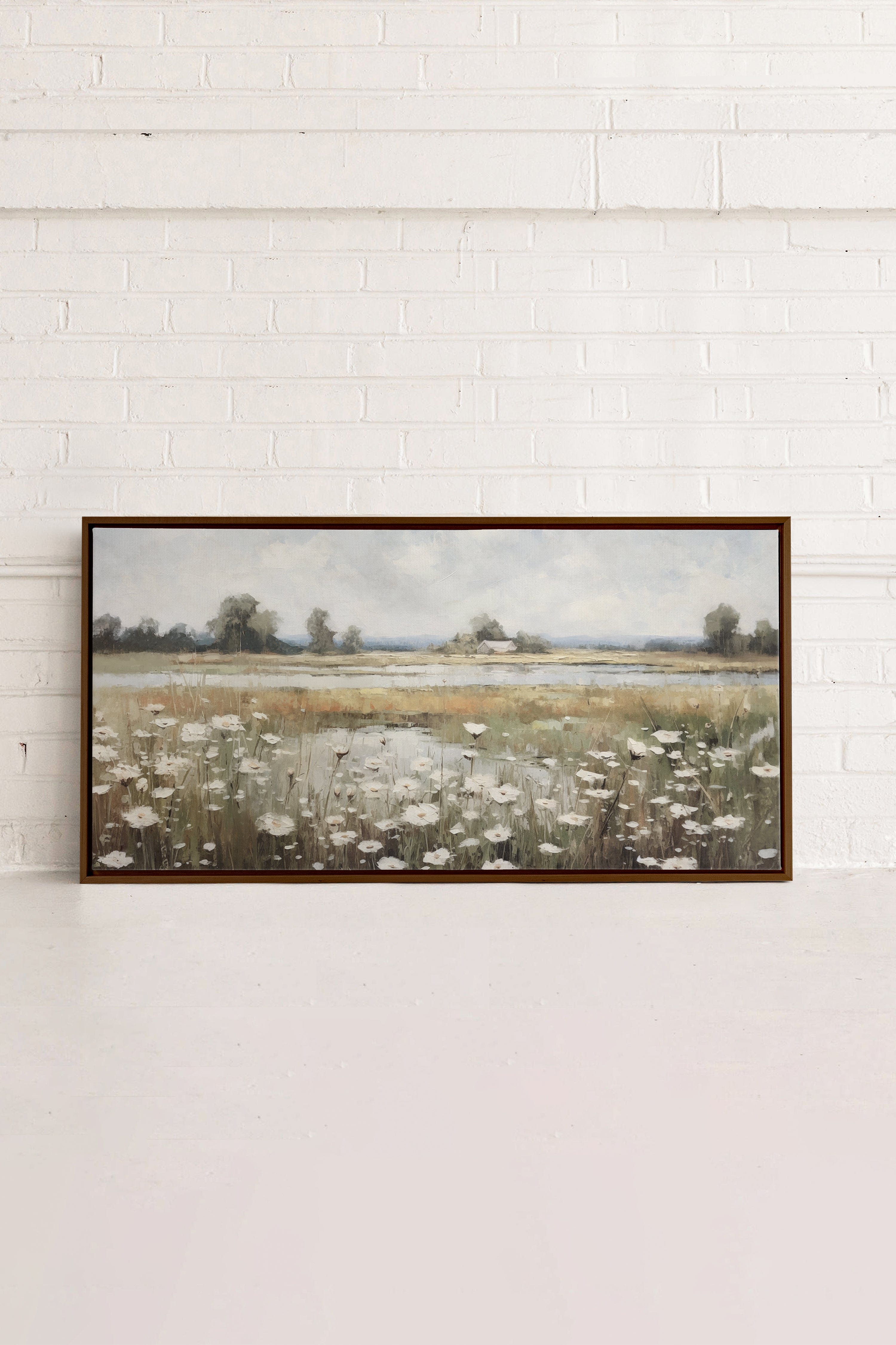 Delicate Blooms Canvas Art - Oeuvre sur toile étirée