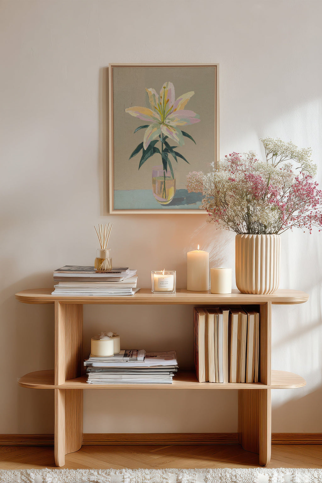 Eternal Lily Canvas Art - Oeuvre sur toile étirée