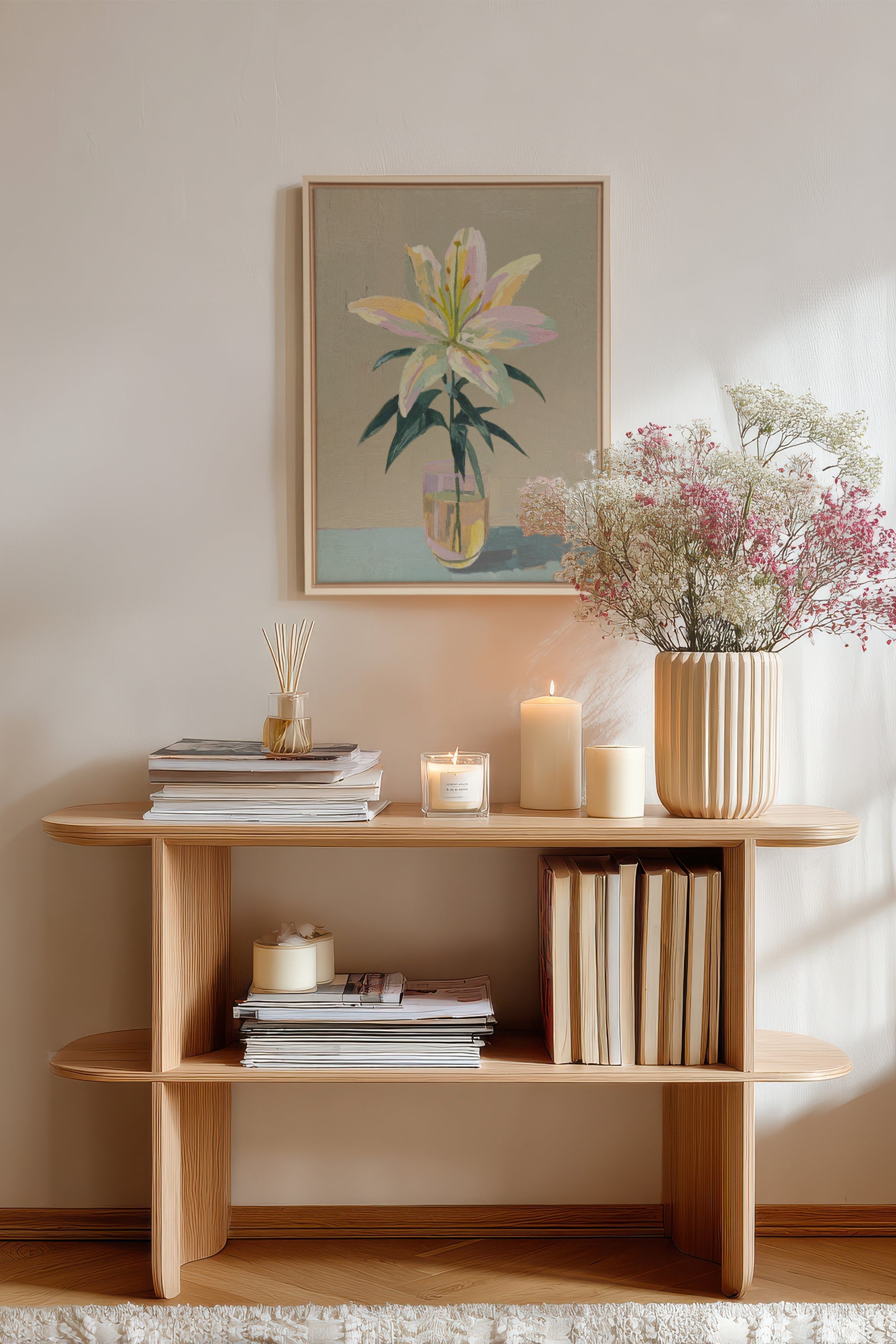 Eternal Lily Canvas Art - Oeuvre sur toile étirée