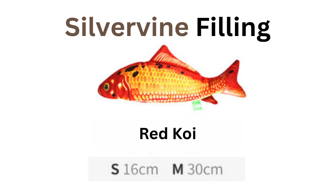100% Silvervine Catnip Fish Toy - Cuddle Toy for Cats - Shopthatapp.ca