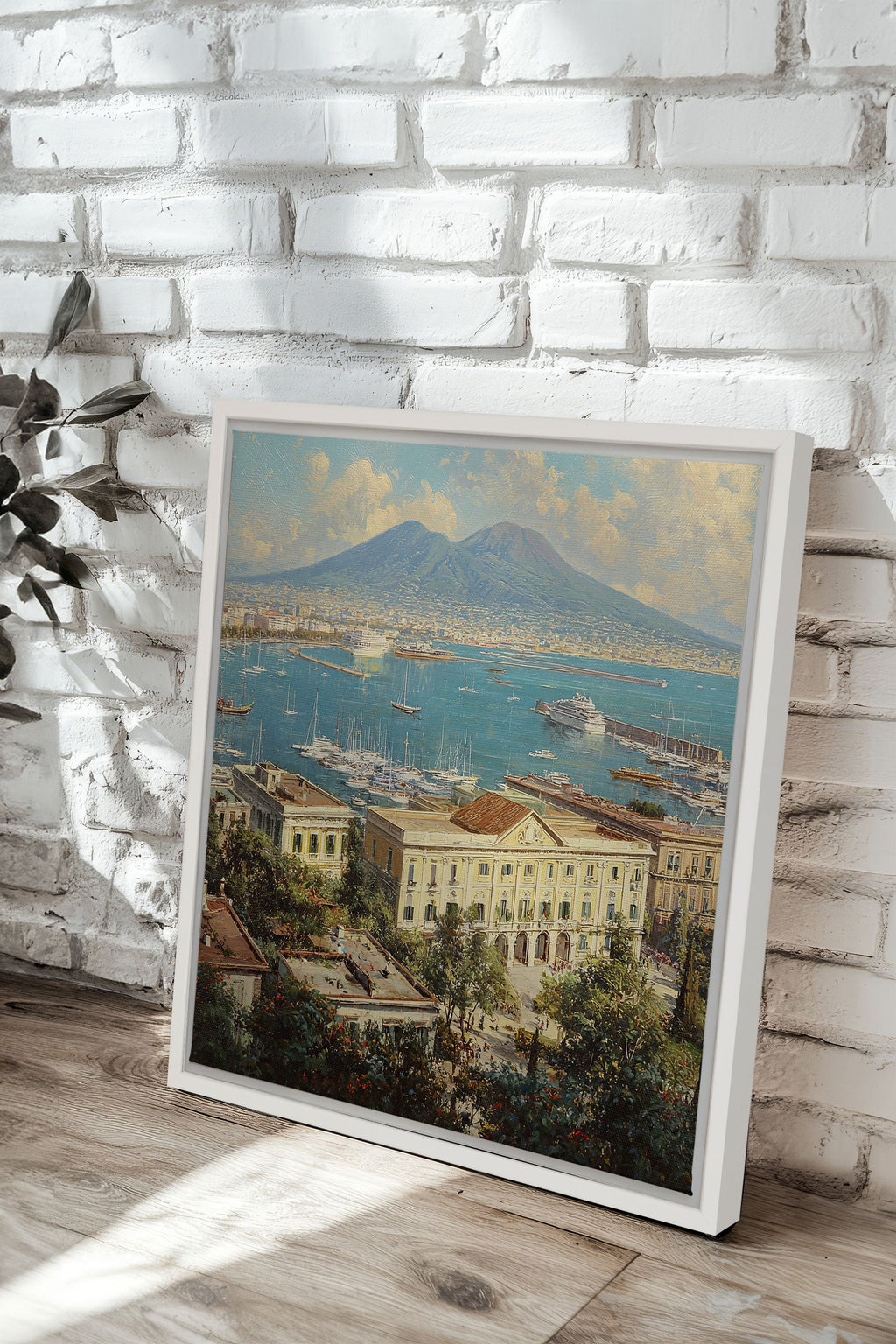 BAY OF GOLD Canvas Art - Oeuvre sur toile étirée