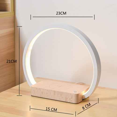 Multifunctional Modern Table Lamp with Wireless Charging
