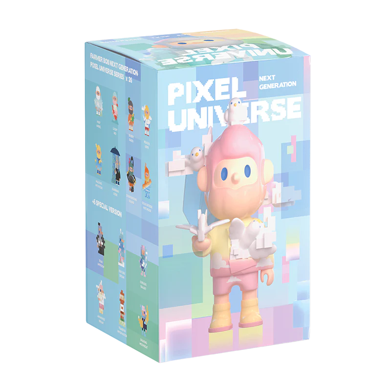 Farmer Bob Next Generation Pixel Universe Blind Box Series by Finding Unicorn - Www.Shopthatapp.ca