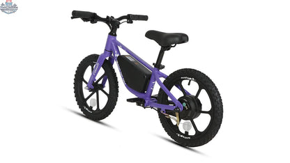 E-Vélo EUNORAU QUEBEC EKIDS16 1.0 electric bicycle with sleek frame and handlebars, ready for riding.