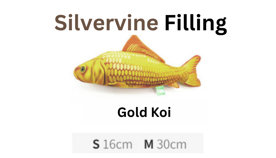 100% Silvervine Catnip Fish Toy - Cuddle Toy for Cats - Shopthatapp.ca