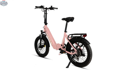 E-Vélo EUNORAU QUEBEC META20 1.0 electric bicycle with sleek frame, handlebars, and display panel for gaming and commuting.