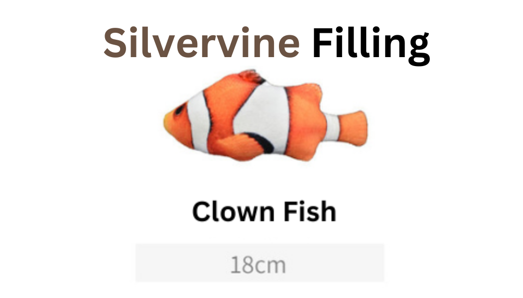 100% Silvervine Catnip Fish Toy - Cuddle Toy for Cats - Shopthatapp.ca
