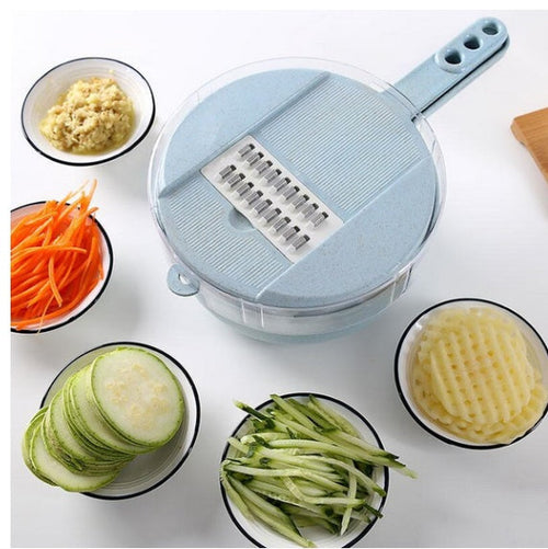 8 In 1 Mandoline Vegetable Slicer - Versatile Potato Peeler, Carrot and Onion Grater - Shopthatapp.ca