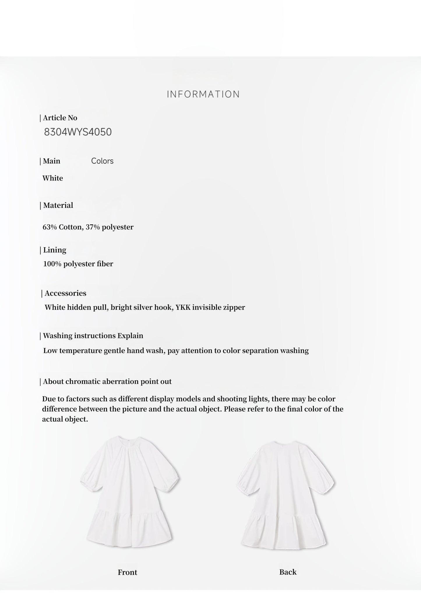 Dream Island Hepburn Style White Puff Sleeve Dress - High-End Temperament Dress for Women - Shopthatapp.ca