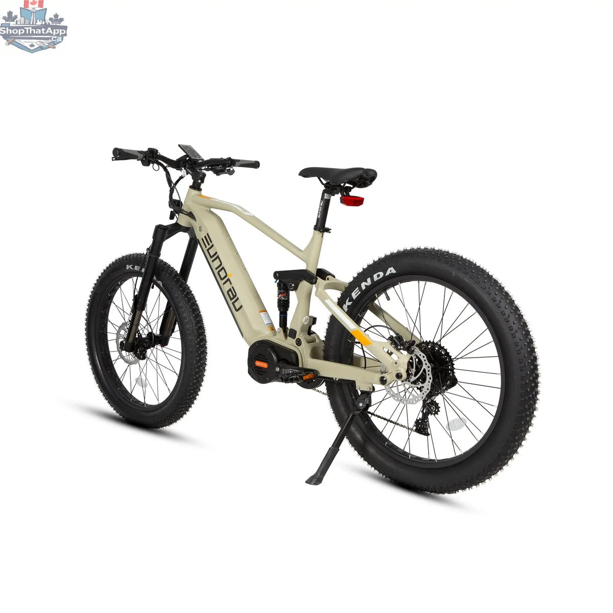 E-Vélo EUNORAU QUEBEC SPECTER-S 3.0 Hunter X9 electric bicycle with sleek frame and advanced components.