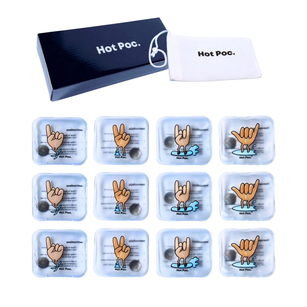 HotPoc Eco-Friendly Reusable Hand Warmers Family Pack (12-Pack) - Www.Shopthatapp.ca