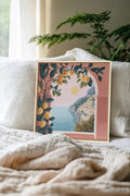 LIMONADE ROSE peinture sur toile - Oeuvre sur toile étirée