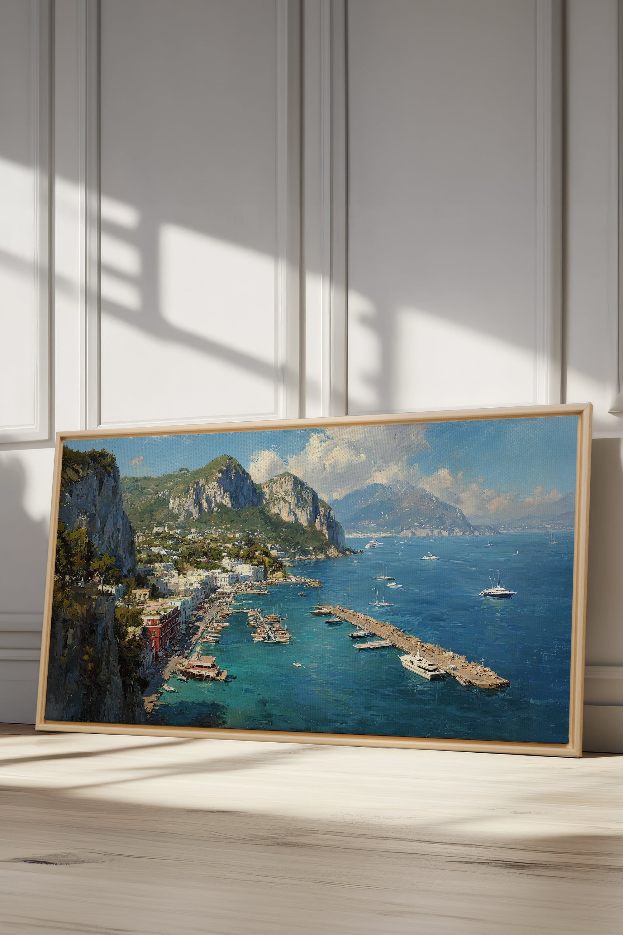 Capri Escape Artwork - Oeuvre sur Toile Étirée