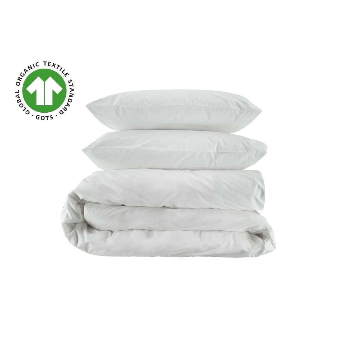 Essential Organic Percale Duvet Cover Set & Pillowcase Collection - Shopthatapp.ca