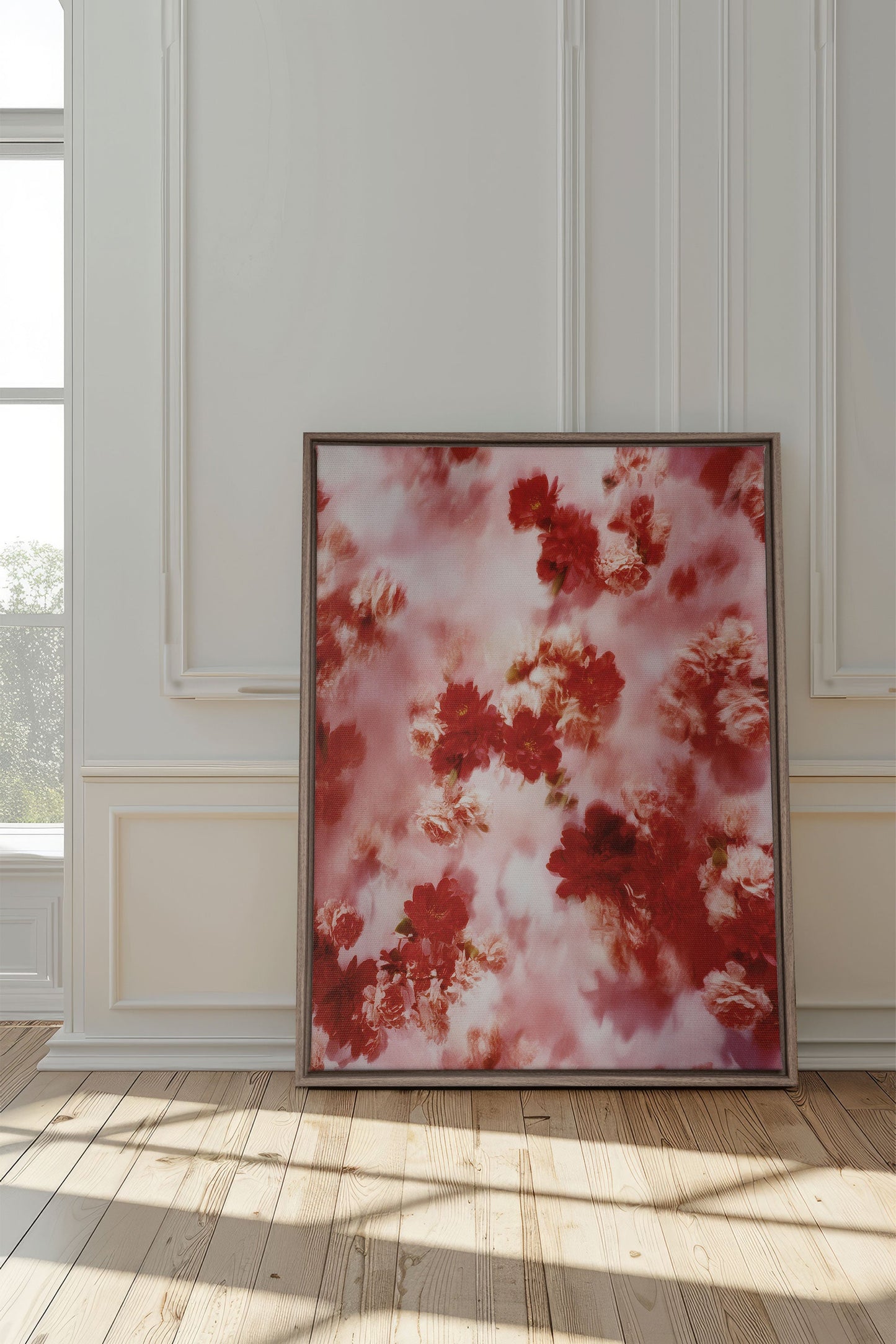 WILD GROVE RÊVE ÉCARLATE Toile Étirée Artisanale en Vente - Shopthatapp.ca