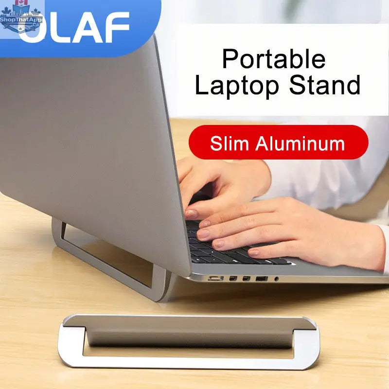 Portable Height-Adjustable Laptop Stand for Desktops - Shopthatapp.ca