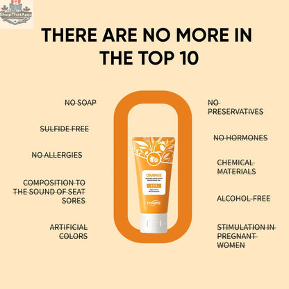Orange Exfoliating Whitening Gel Exfoliating Gel - Shopthatapp.ca