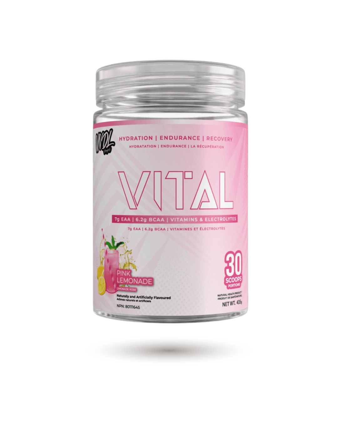 VNDL Project Vital - Endurance, Recovery & Hydration - Www.Shopthatapp.ca