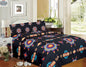 Black Super Soft  Sheet Set – Starburst Design - Shopthatapp.ca