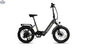 E-Vélo EUNORAU QUEBEC META20 1.0 electric bicycle with sleek frame and handlebars, ready for outdoor riding.