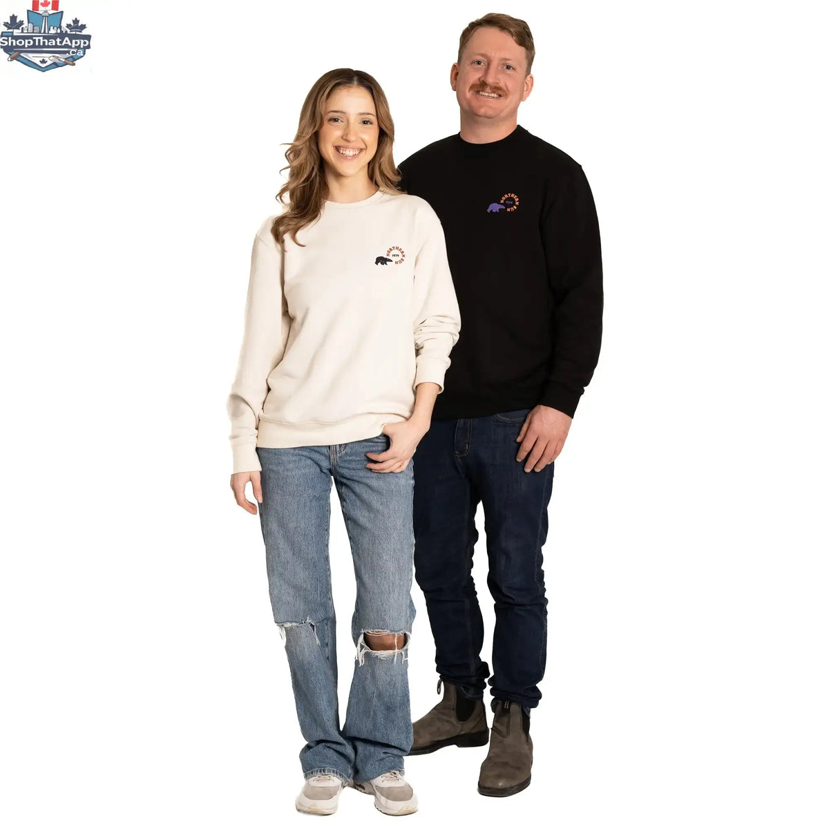 Northern Sun Everyday Crew Sweater in soft knit fabric, featuring a classic crew neckline and comfortable fit.