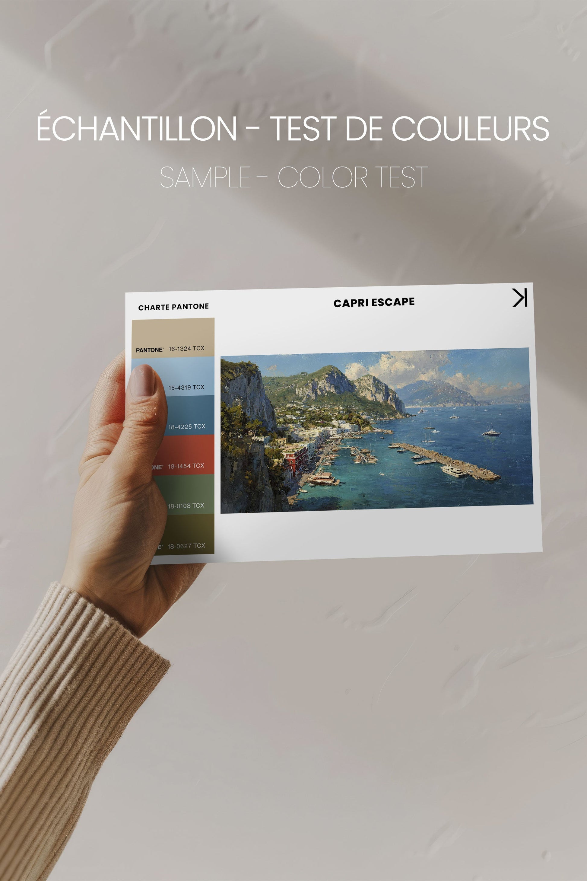 Capri Escape Artwork - Oeuvre sur Toile Étirée - Shopthatapp.ca