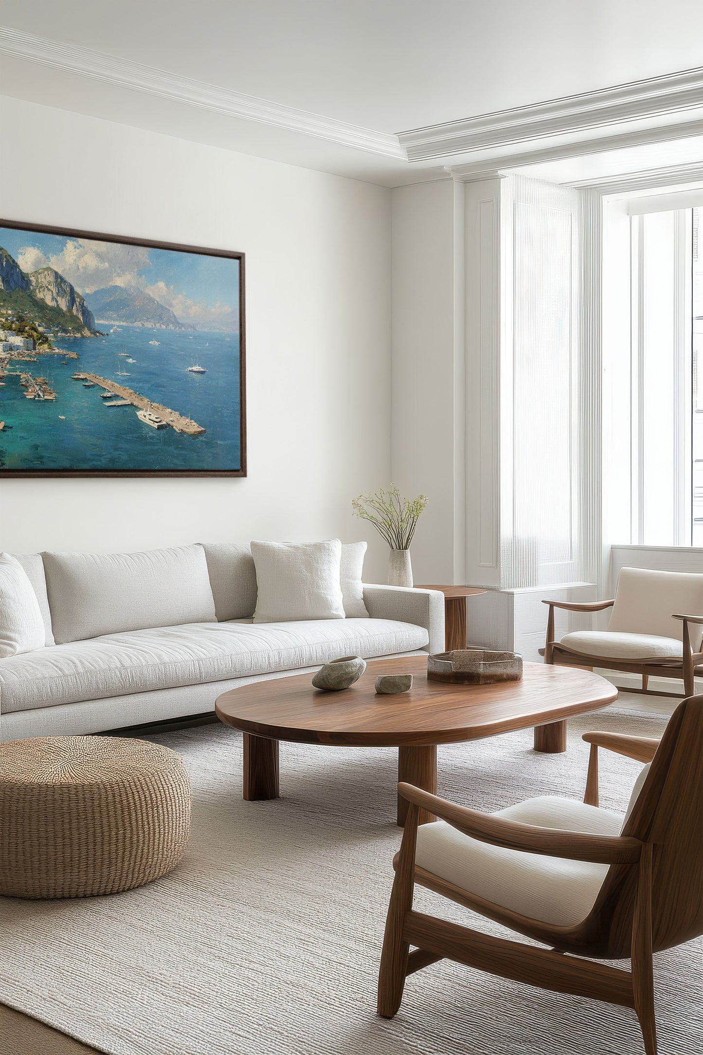 Capri Escape Artwork - Oeuvre sur Toile Étirée - Shopthatapp.ca