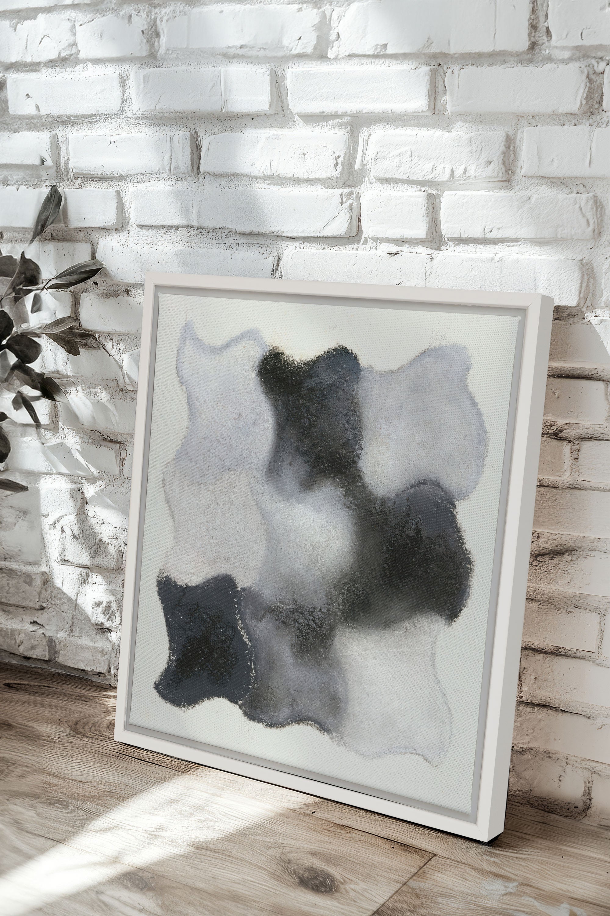 NUANCES FONDUES - Oeuvre sur toile étirée avec fondues sur toile