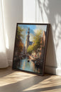 Tableau Canaux d'Amsterdam, Oeuvre Sur Toile Étirée - Shopthatapp.ca