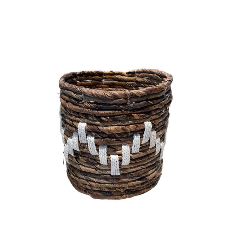 Banana Leaf Macrame Planter Basket - Eco-Friendly ZigZag Home Decor - Shopthatapp.ca