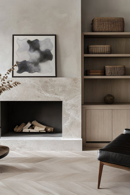 NUANCES FONDUES - Oeuvre sur toile étirée avec fondues sur toile - Shopthatapp.ca