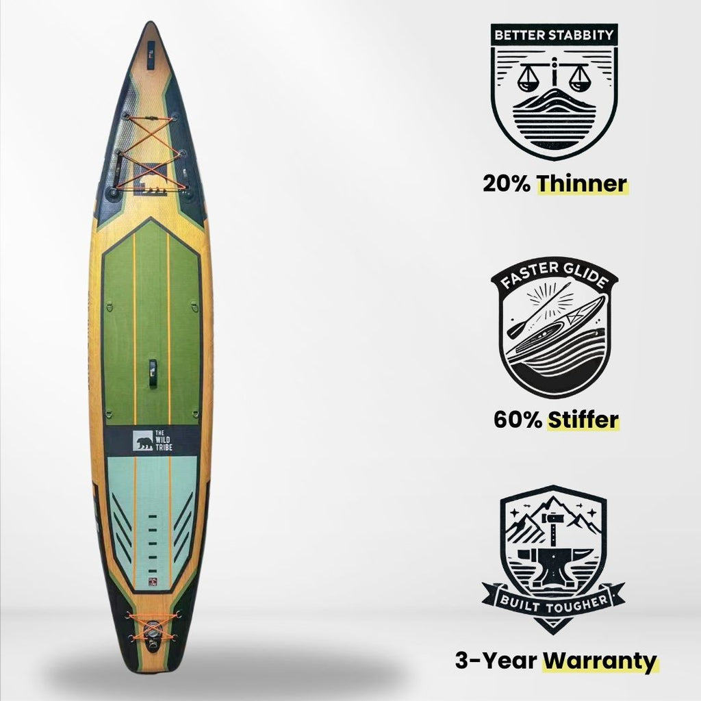 Columbia S 12'6 Green - Inflatable Paddleboard - Www.Shopthatapp.ca