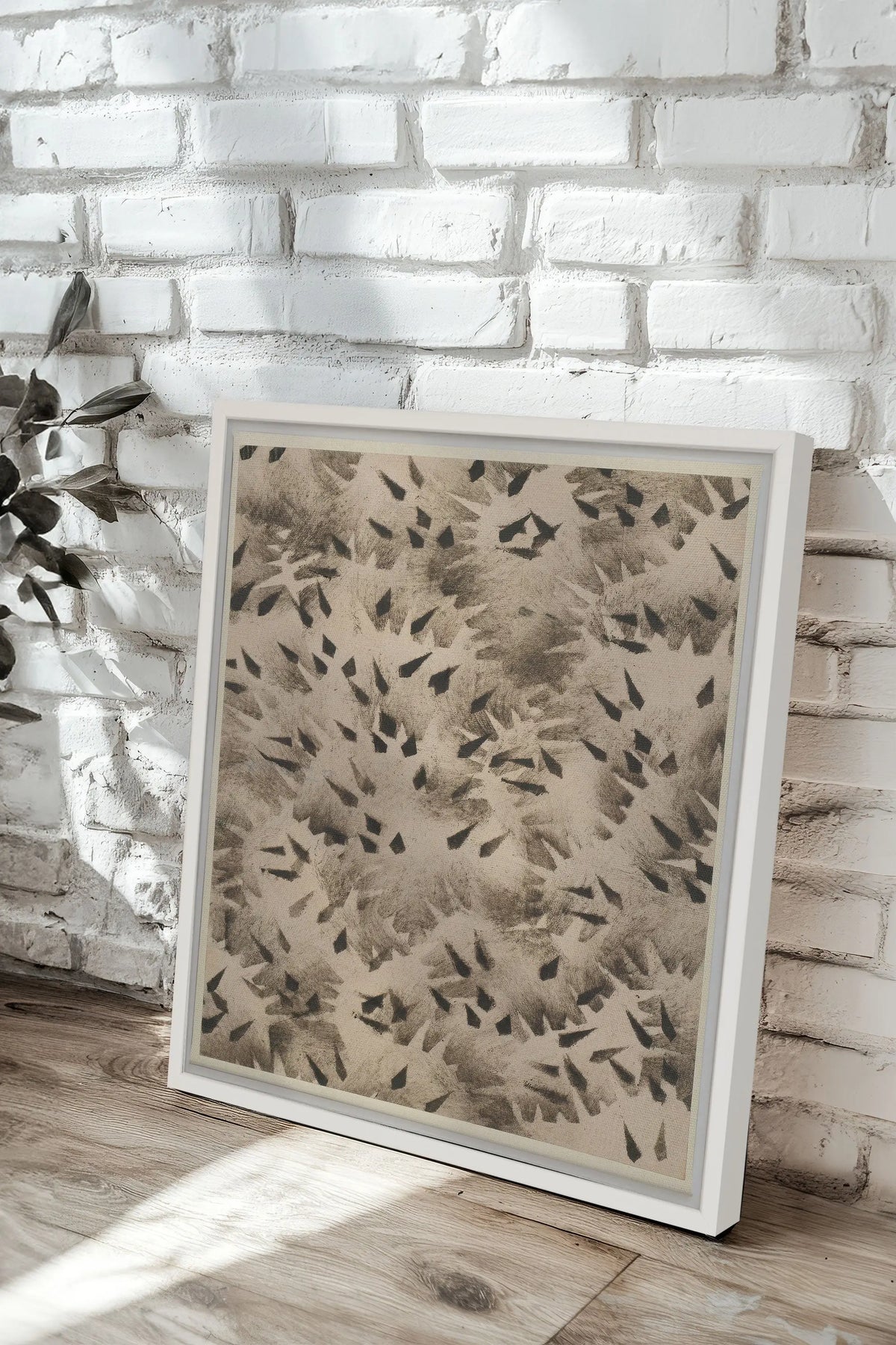GRAIN D'OMBRE Toile Étirée - Oeuvre Exceptionnelle sur Toile - Shopthatapp.ca