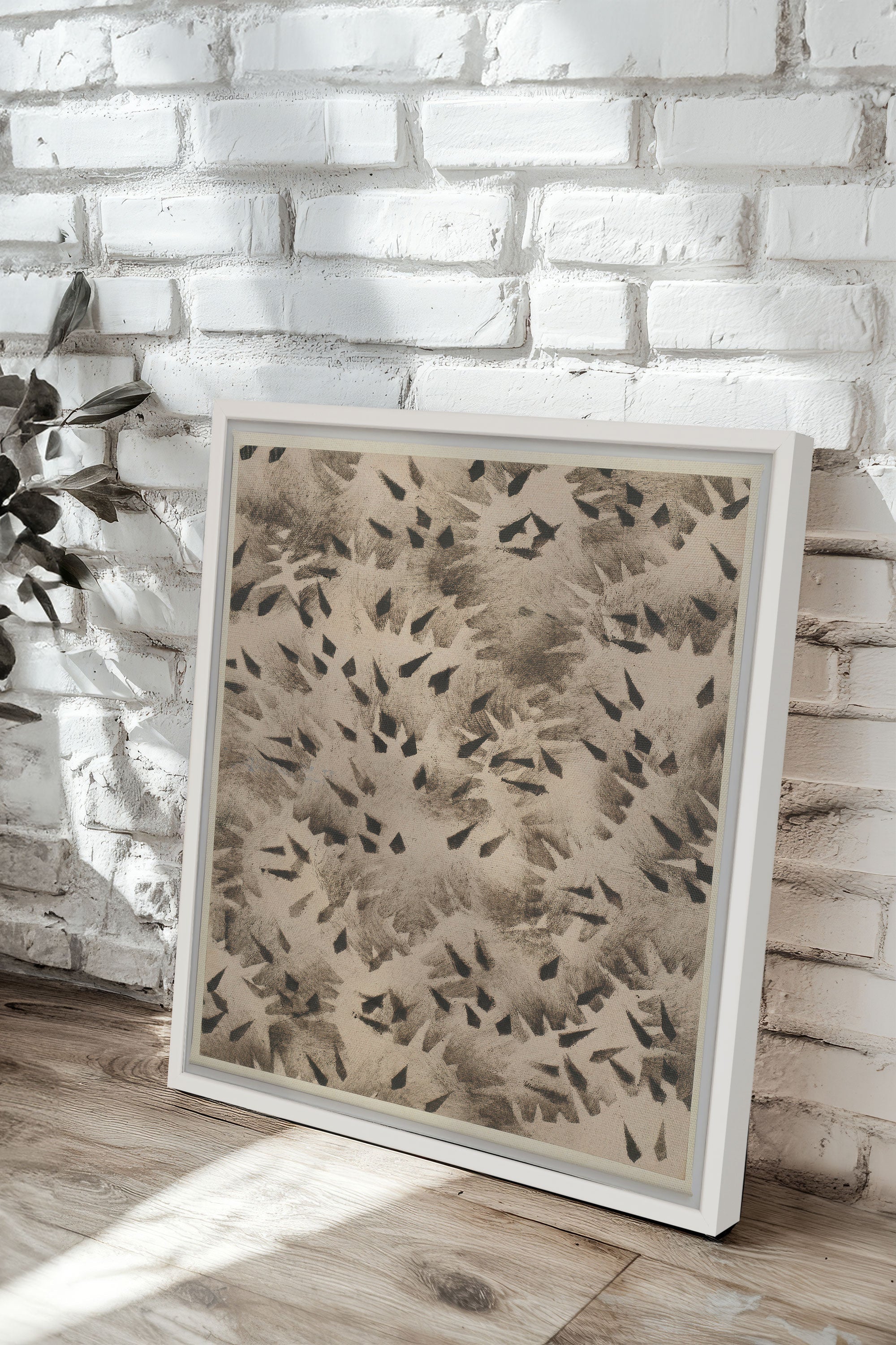 GRAIN D'OMBRE Toile Étirée - Oeuvre Exceptionnelle sur Toile