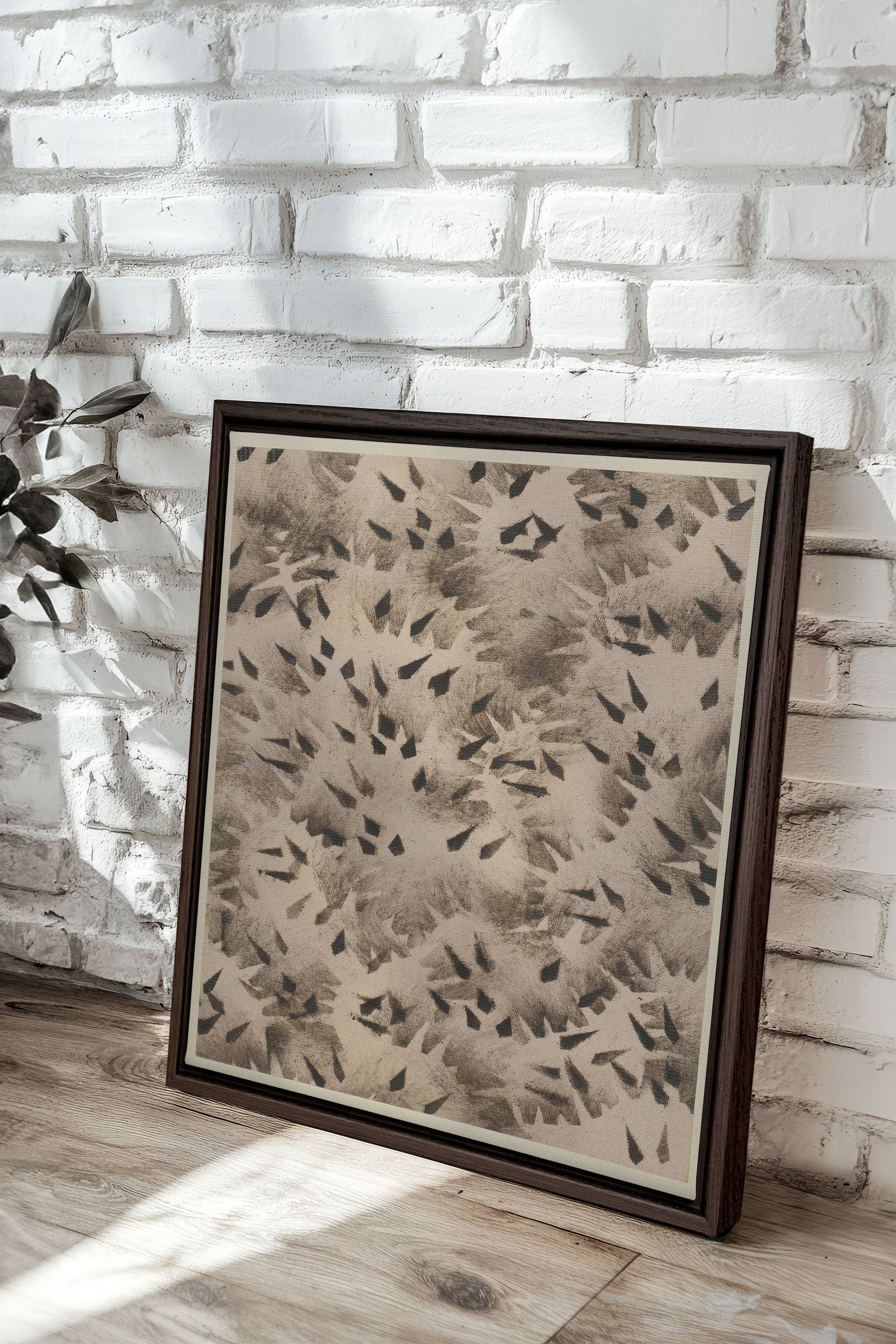GRAIN D'OMBRE Toile Étirée - Oeuvre Exceptionnelle sur Toile