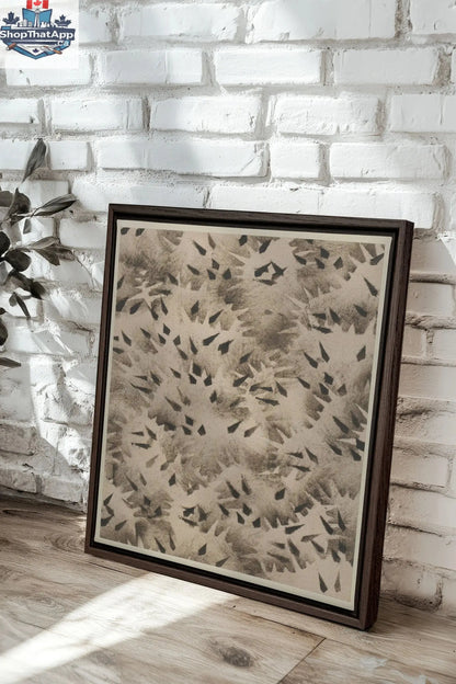 GRAIN D'OMBRE Toile Étirée - Oeuvre Exceptionnelle sur Toile - Shopthatapp.ca