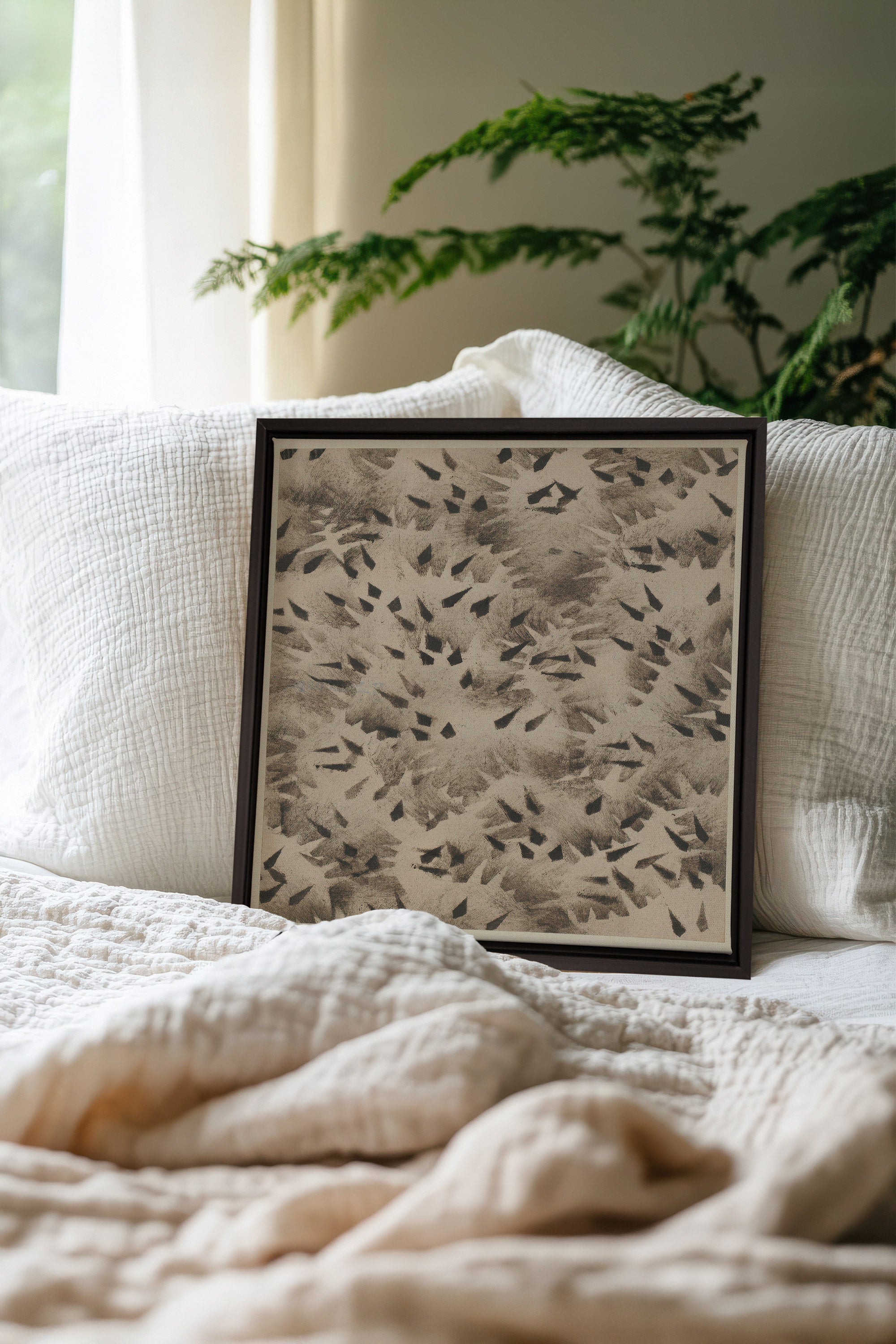 GRAIN D'OMBRE Toile Étirée - Oeuvre Exceptionnelle sur Toile