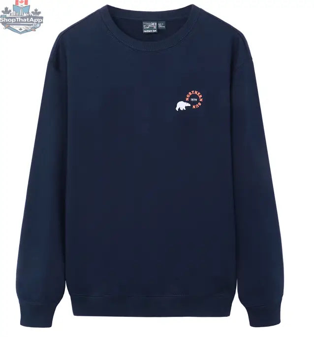 Northern Sun Everyday Crew Sweater in soft knit fabric, featuring a classic crew neck and comfortable fit.
