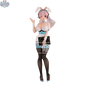 Super Sonico BiCute Bunnies waitress figure in light blue, anime figure by Hawk Collectibles, showing detailed character design.