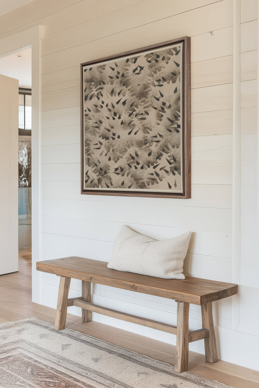 GRAIN D'OMBRE Toile Étirée - Oeuvre Exceptionnelle sur Toile