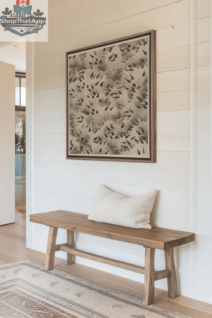GRAIN D'OMBRE Toile Étirée - Oeuvre Exceptionnelle sur Toile - Shopthatapp.ca