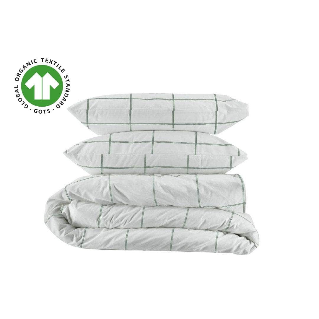 Essential Organic Percale Collection Duvet Cover & Pillowcase Set - Www.Shopthatapp.ca