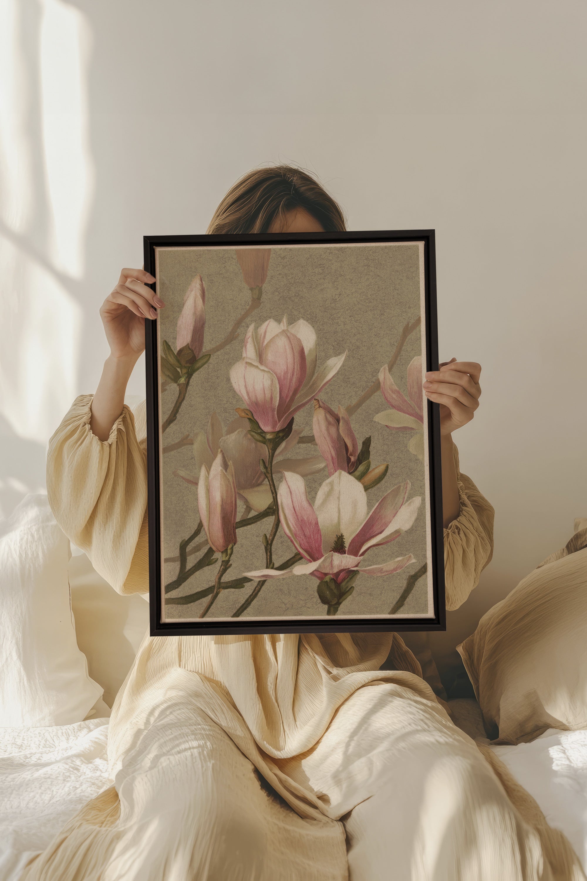 MAGNOLIA WHISPER Canvas Art - Oeuvre sur Toile Étirée