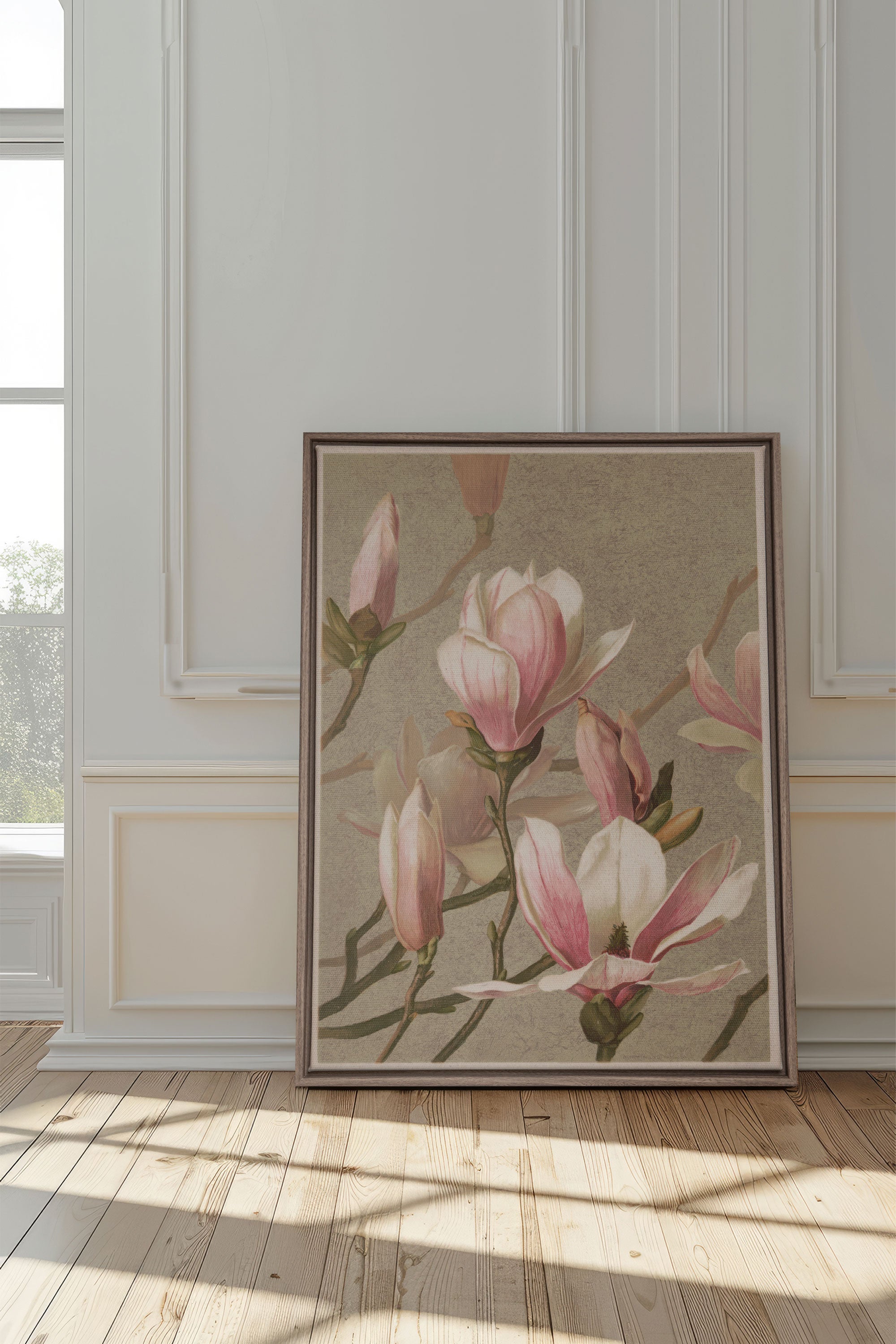 MAGNOLIA WHISPER Canvas Art - Oeuvre sur Toile Étirée