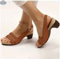 New Thick Soled One Piece Heel Women's Shoes Summer Thick Heel Platform Sandals - Shopthatapp.ca
