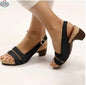 New Thick Soled One Piece Heel Women's Shoes Summer Thick Heel Platform Sandals - Shopthatapp.ca