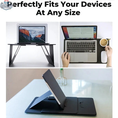 Portable Laptop Stand Foldable Support Base Notebook Stand Lapdesk Multifunctional Computer Laptop Holder Cooling Pad Riser - Shopthatapp.ca